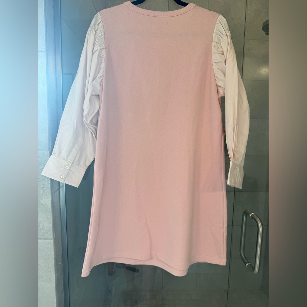 Pink Long Sleeve Dress Size Large - Picture 4 of 5